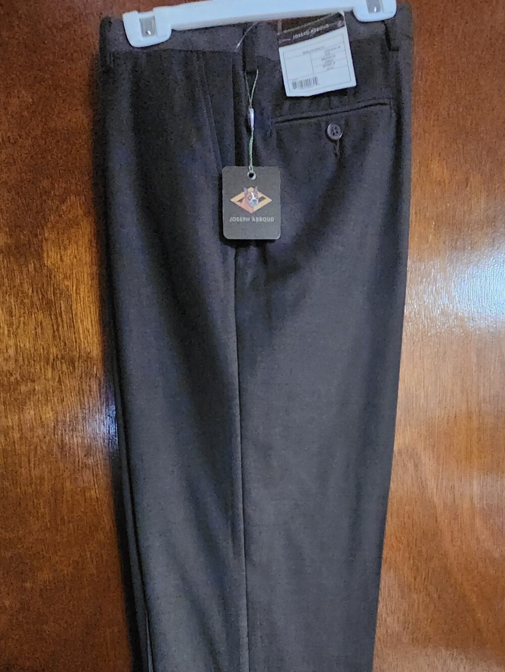 Joseph Abboud Boys Dark Brown Dress Pants